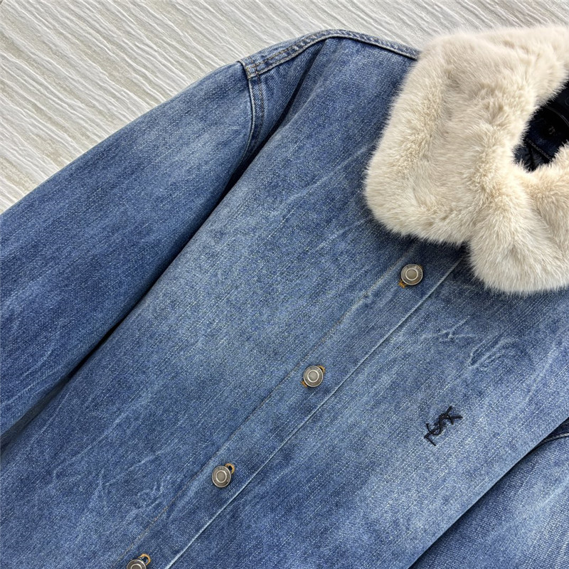 Y51 quilted denim jacket