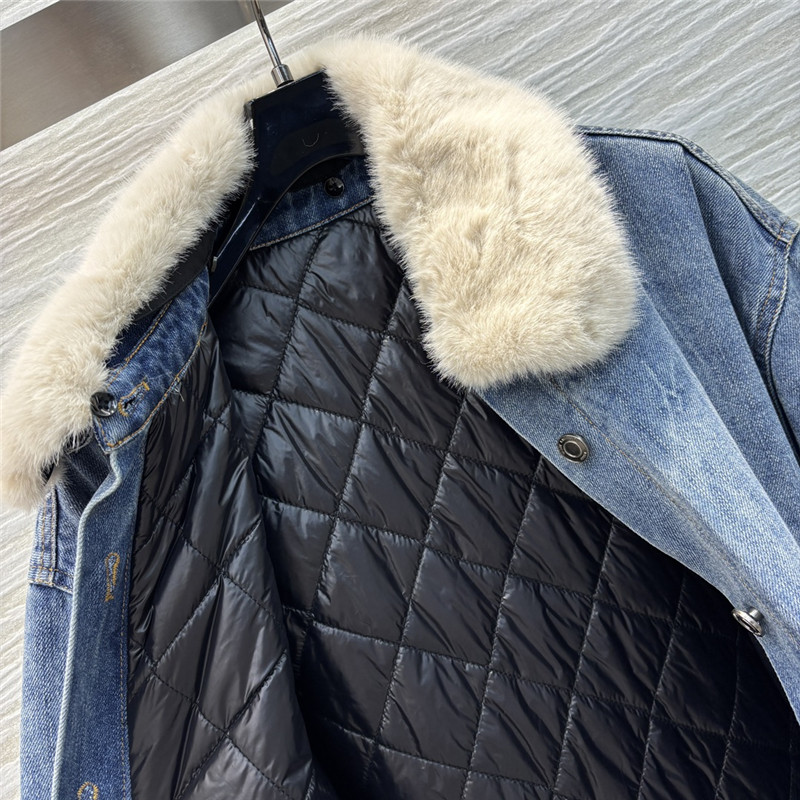 Y51 quilted denim jacket