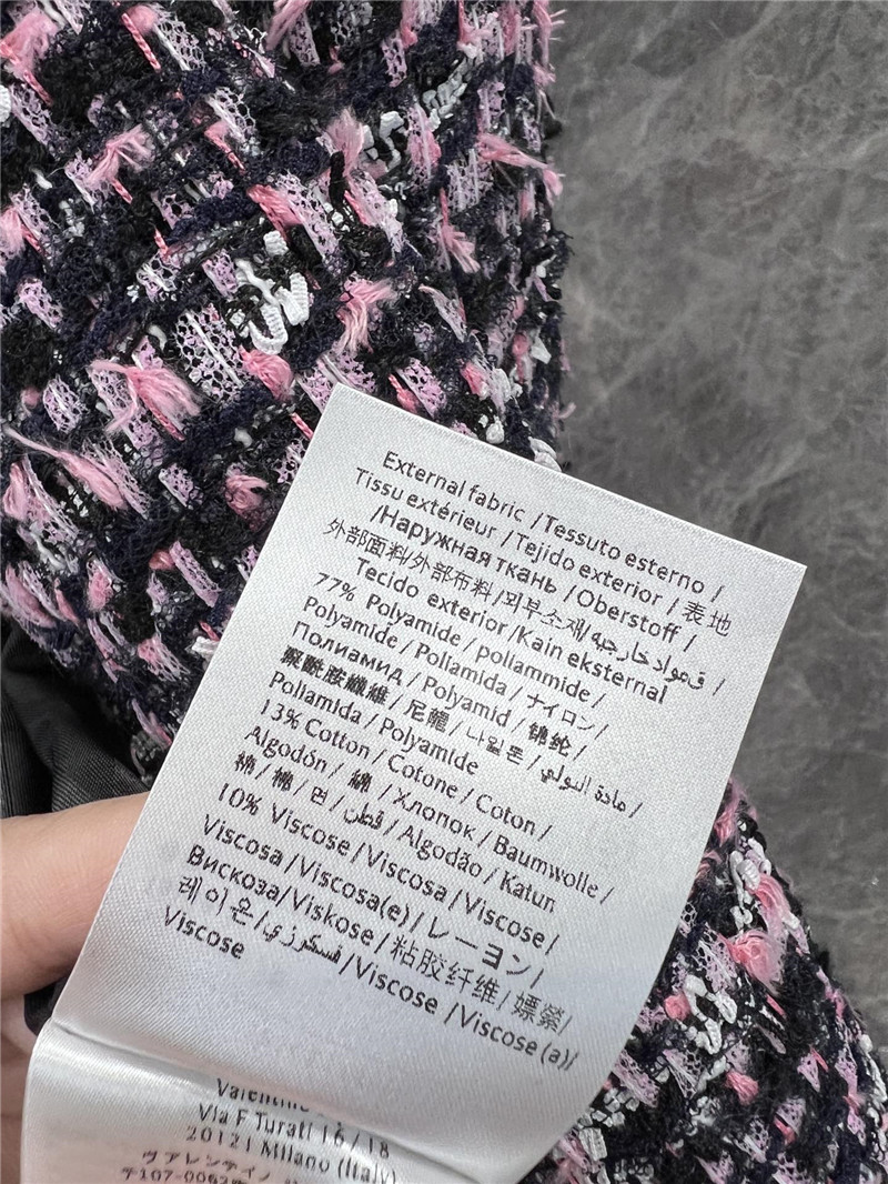 Va1e*ntin0 woven cropped coat