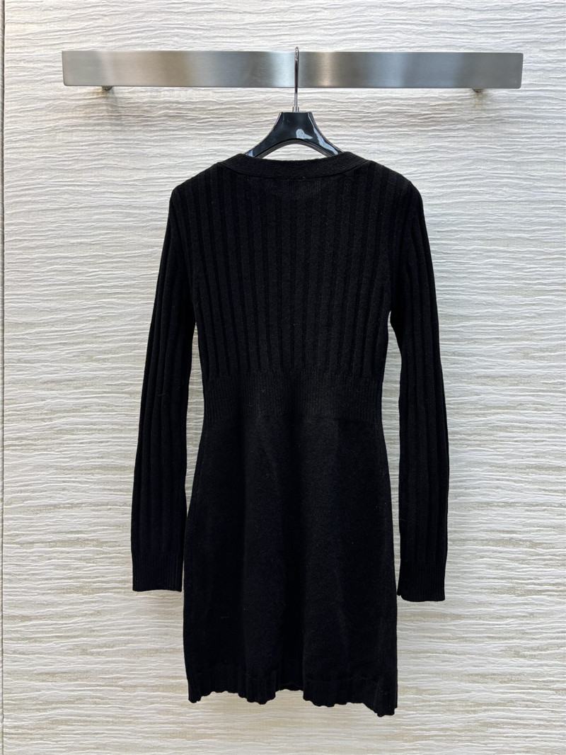 Va1e*ntin0 vertical striped knit dress