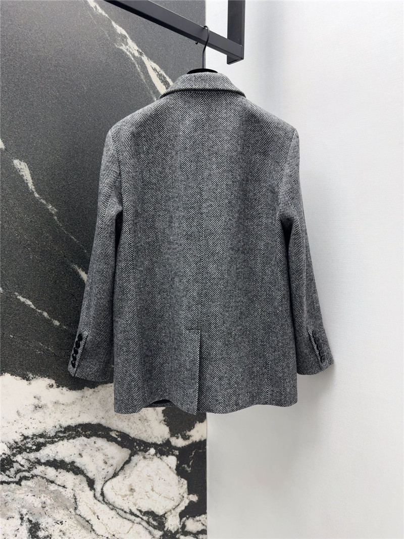 D10r herringbone wool blazer