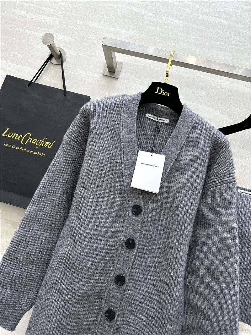 A1exa*der wang knitted two-piece suit