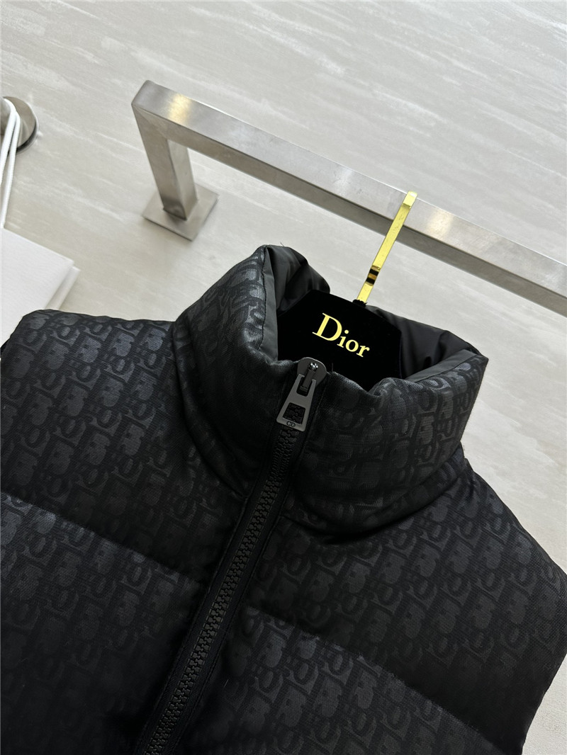 D10r stand collar jacket down vest