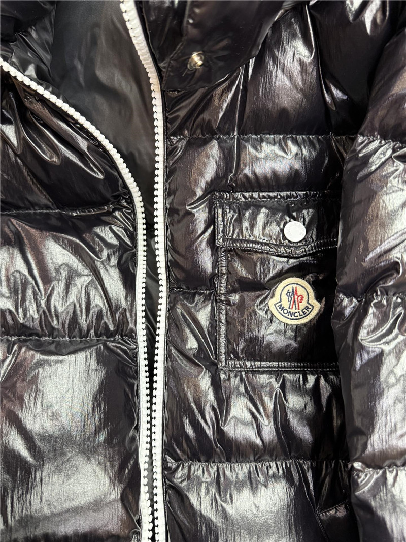 Moncler short hooded down jacket