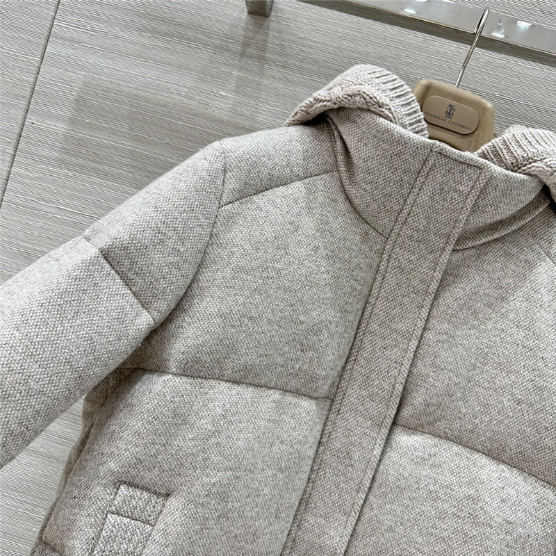 L0r0 P1ana wool and cashmere down jacket