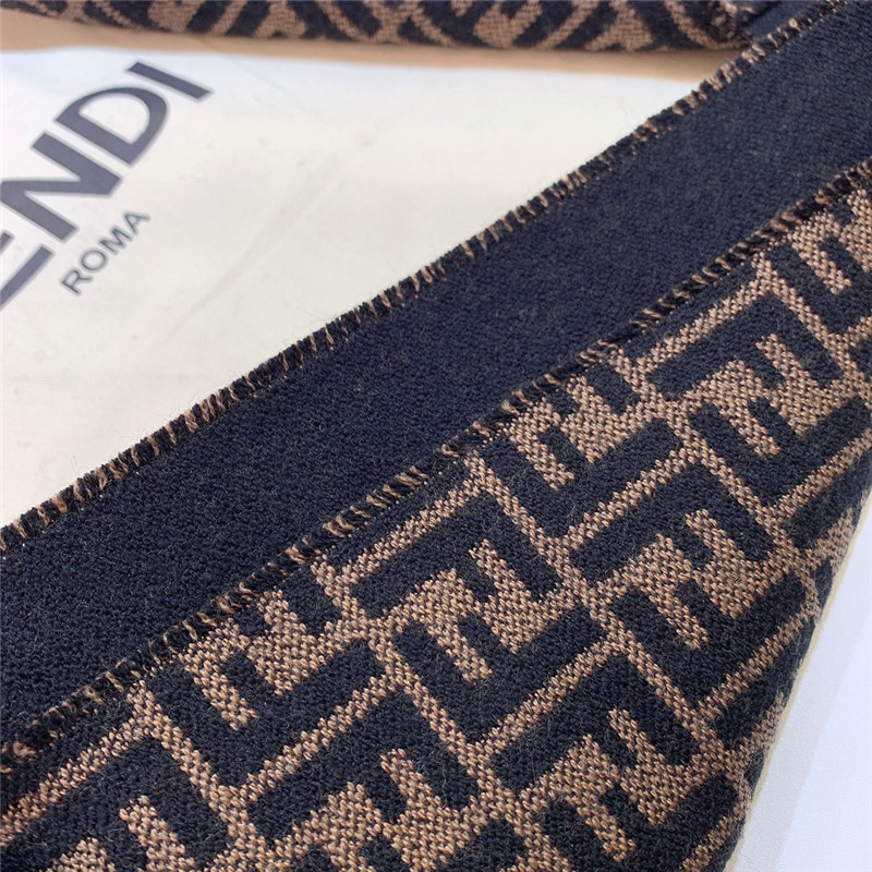 F**di double-sided small f scarf