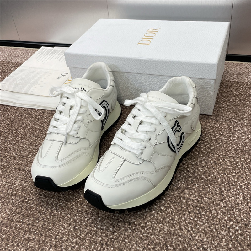 D10r white leather c’est sneakers