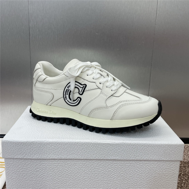 D10r white leather c’est sneakers