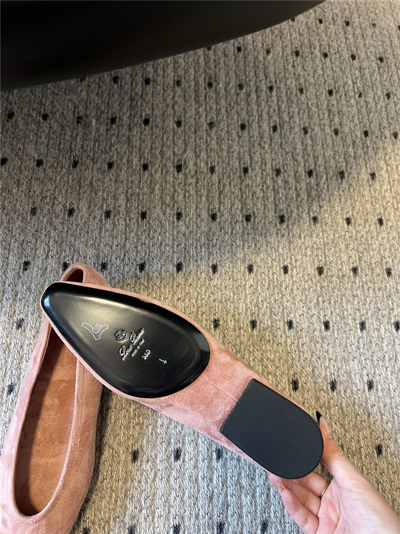 L0r0 P1ana primula ballet flats rose canyon suede