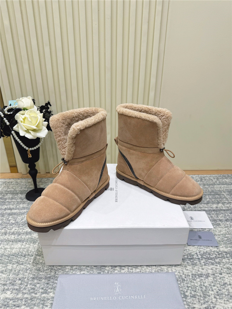 BC Suede Leather Snow Boots