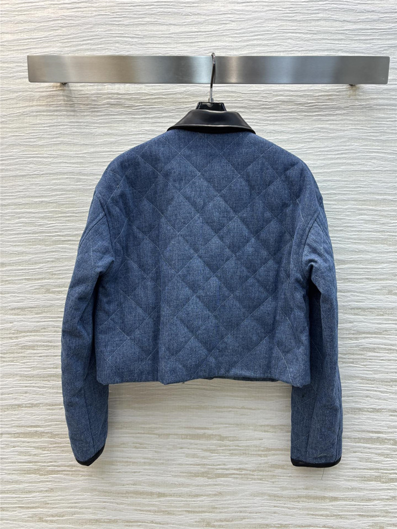 l0ew* D1am0nd quilted denim jacket