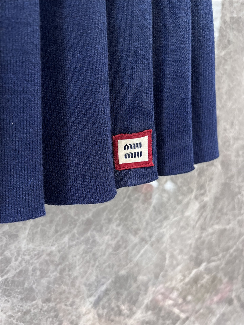 M1um1u high waist pleated skirt