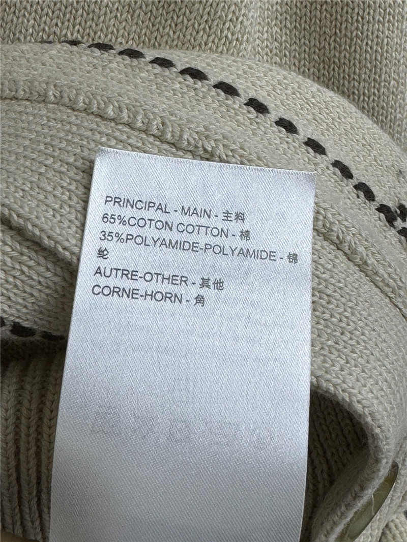 l0vis Vvtt0n intarsia pocket cotton cardigan