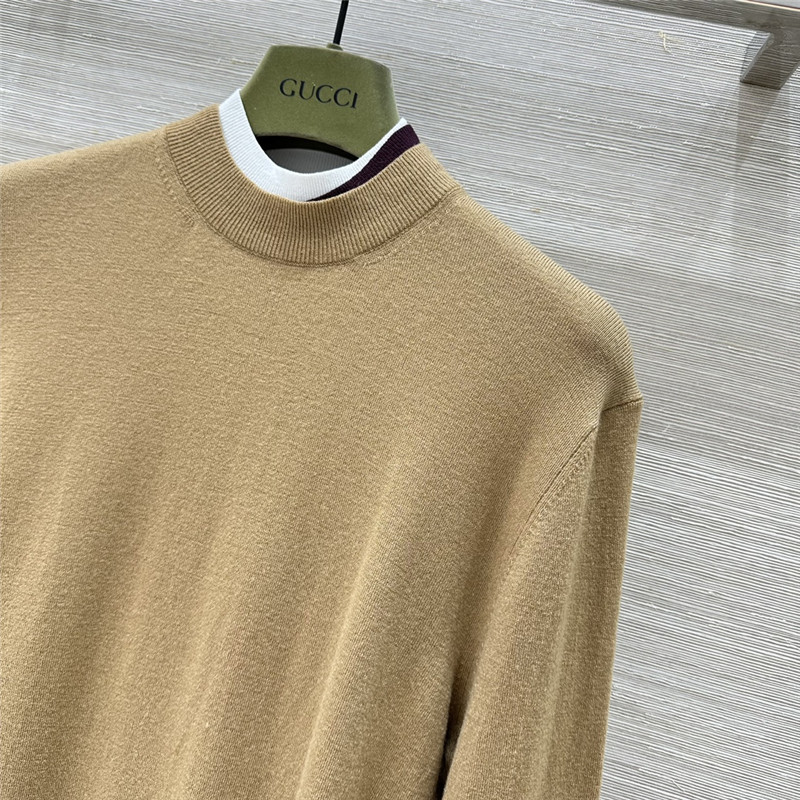 F**di beige wool sweater