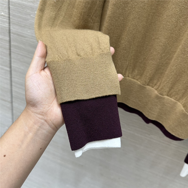 F**di beige wool sweater