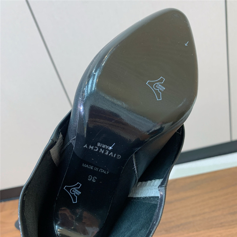 Givenchy Shark Lock Leather Over-the-Knee Boots