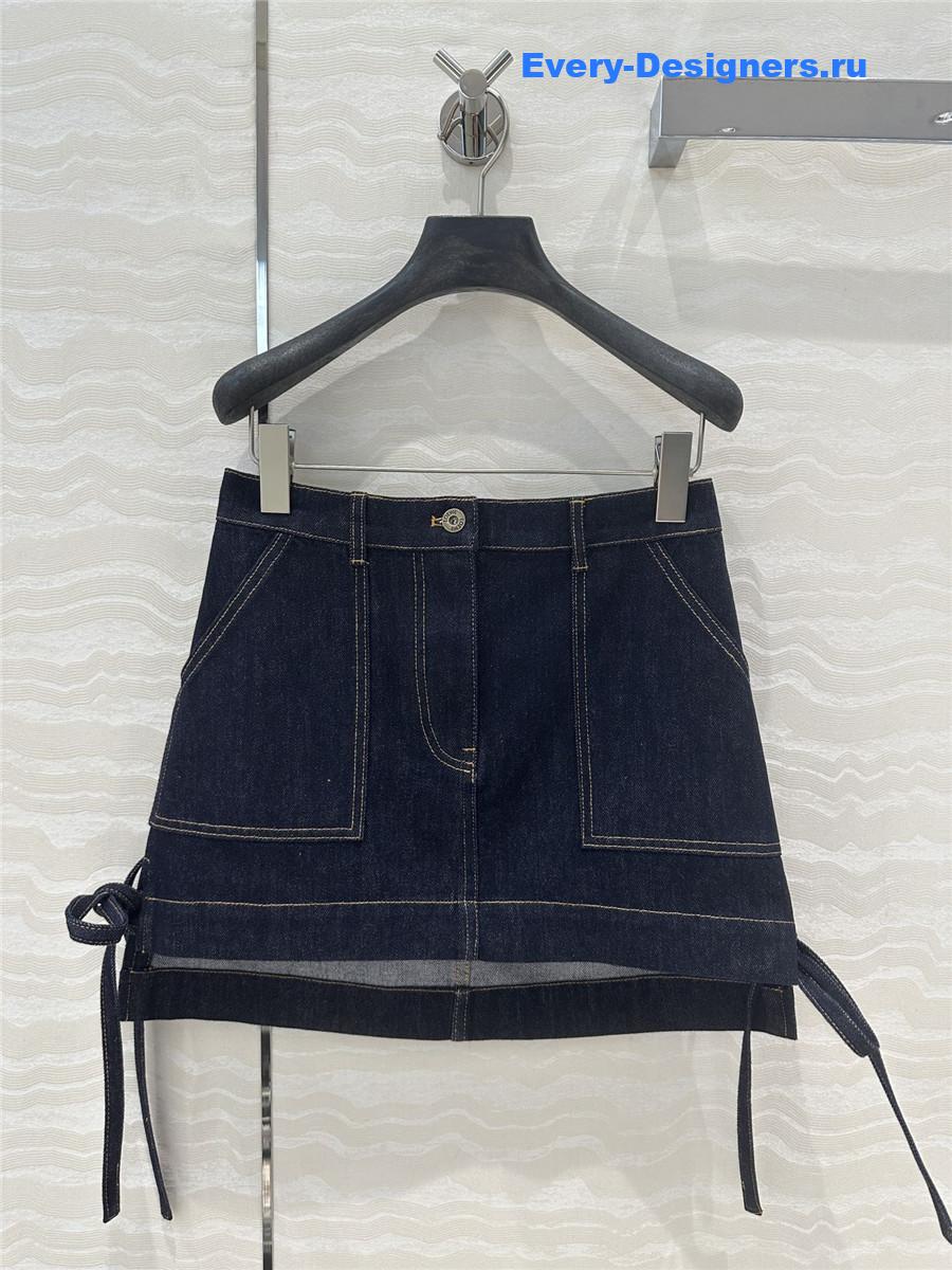 L0ew* denim skirt