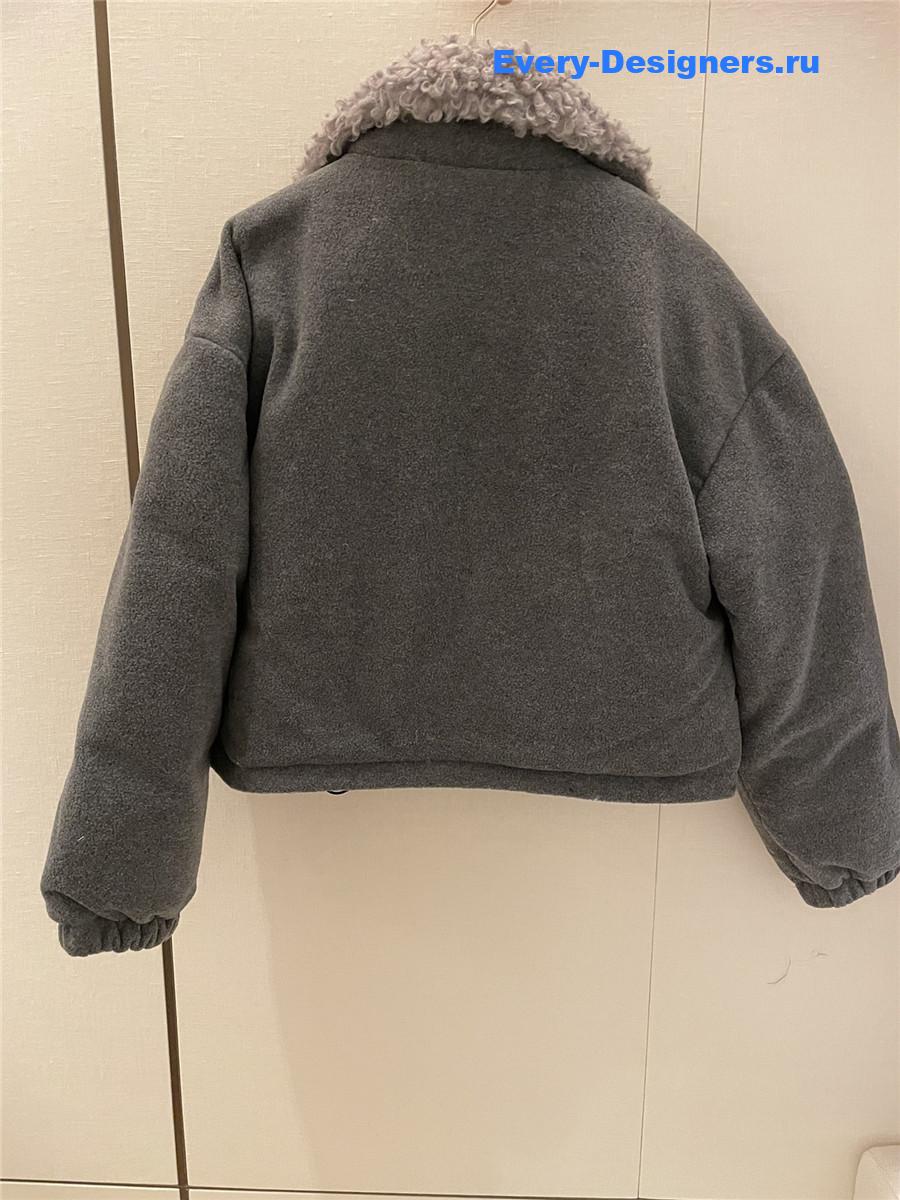 M1um1u polar fleece down jacket