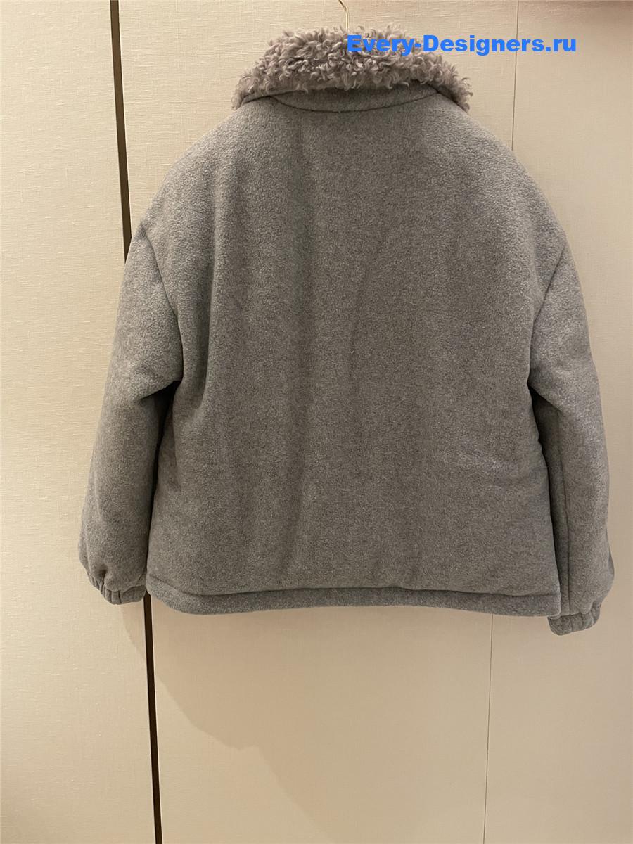 M1um1u polar fleece down jacket