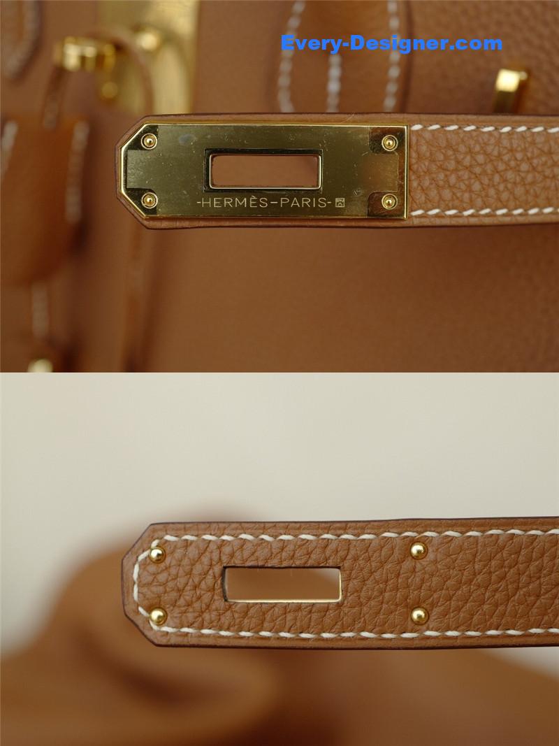 H**me5 birkin 30cm togo leather with gold hardware