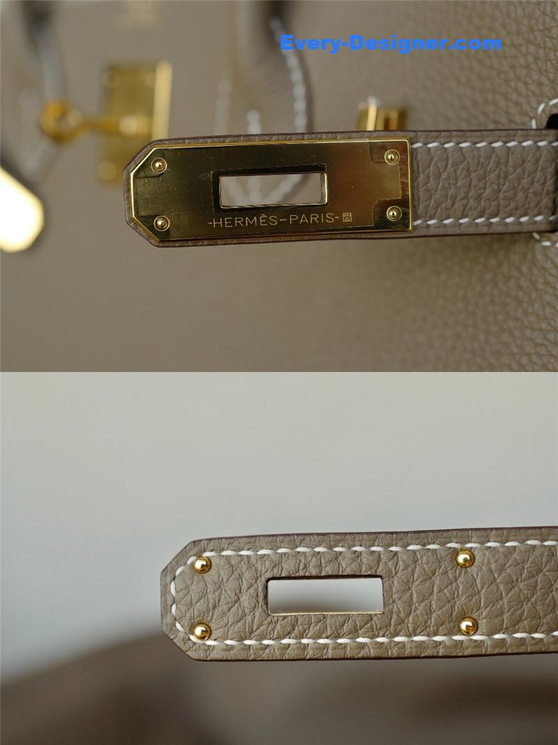 H**me5 birkin 30cm togo leather with gold hardware