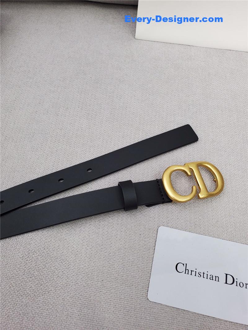 D10r cd black leather belt