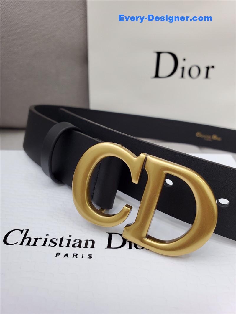 D10r cd black leather belt