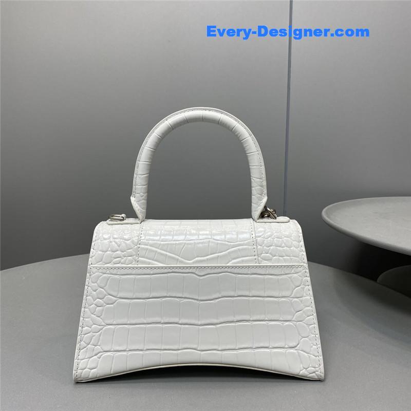 Ba1en*iaga hourglass bag white
