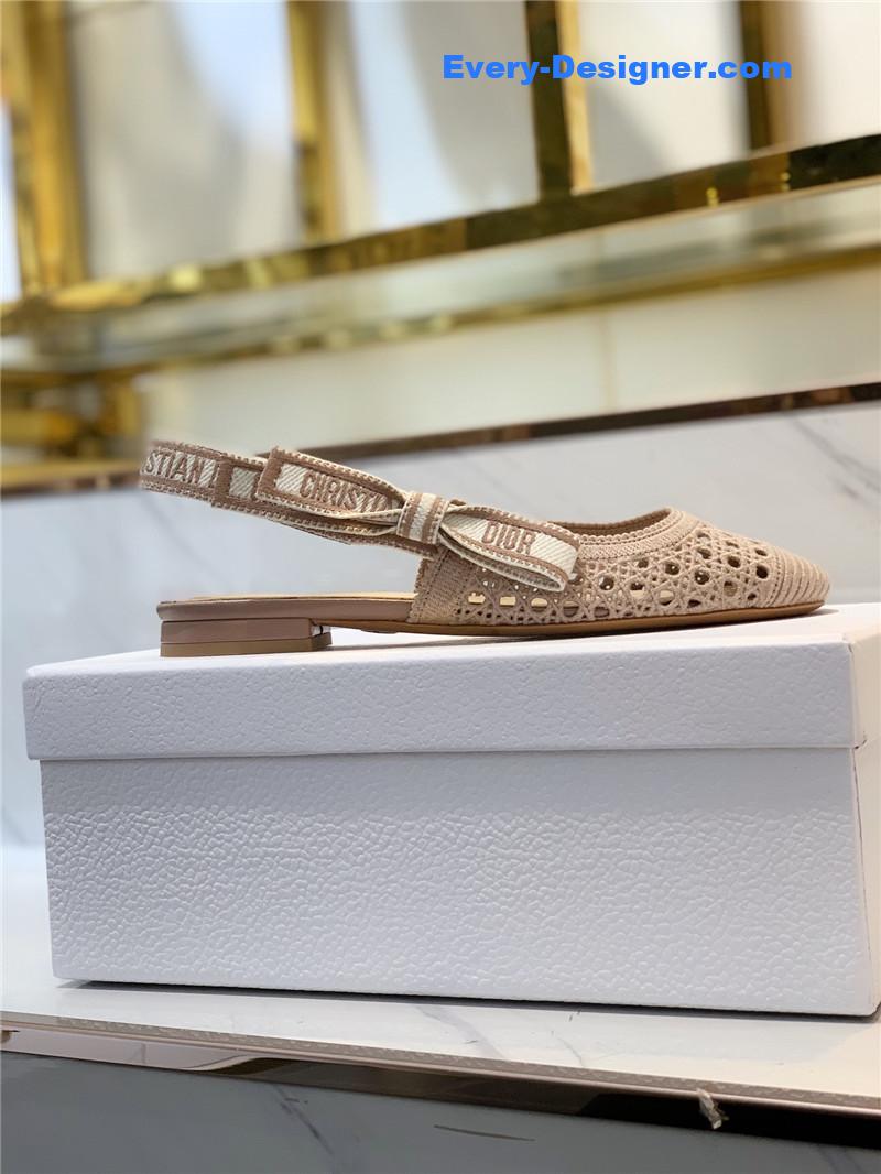 D10r new hollow lace bow high-heeled sandals