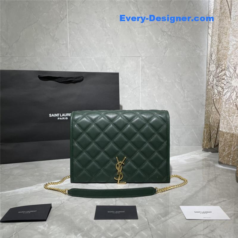 ysl becky sheepskin chain bag