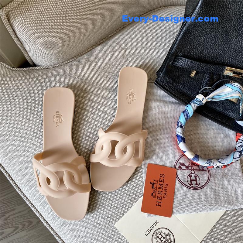 H**me5 new classic pig nose chain slippers