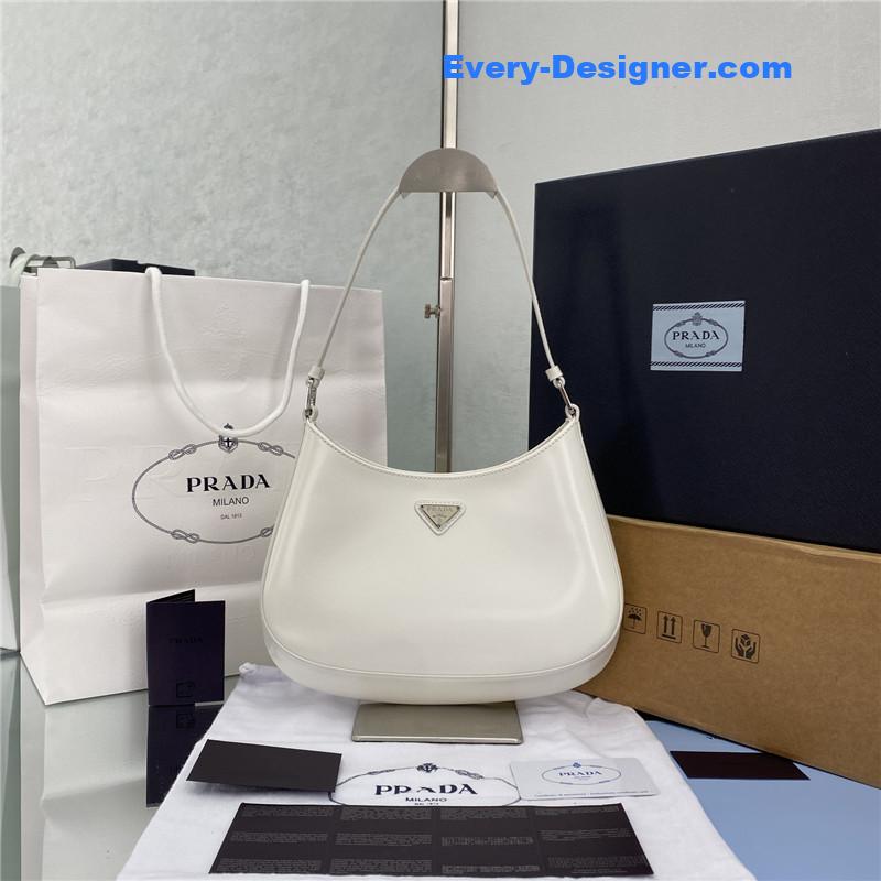 prada cleo leather shoulder bag
