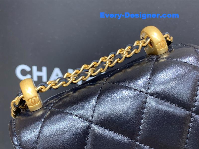 Ch**el gold beads mobile phone bag
