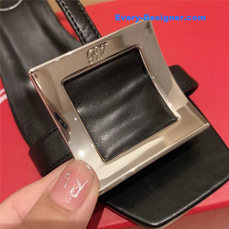 Roger vivier square buckle sandals