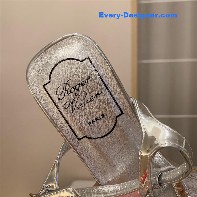 Roger vivier square buckle sandals