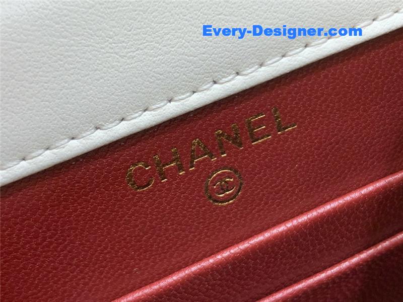 Chanel gold beads mobile phone bag