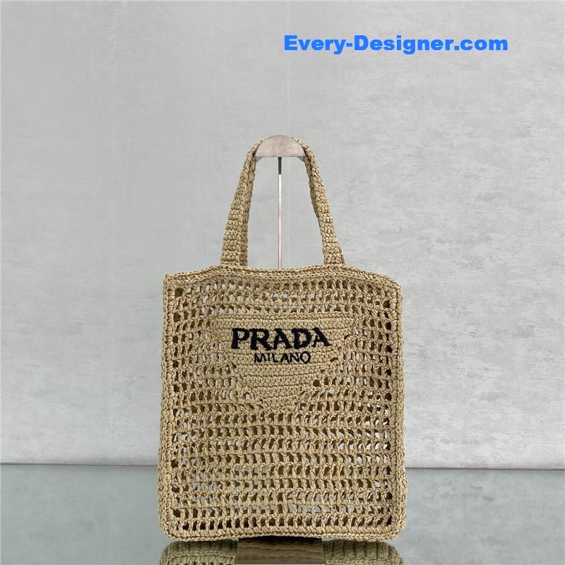 Pra*a straw tote bag