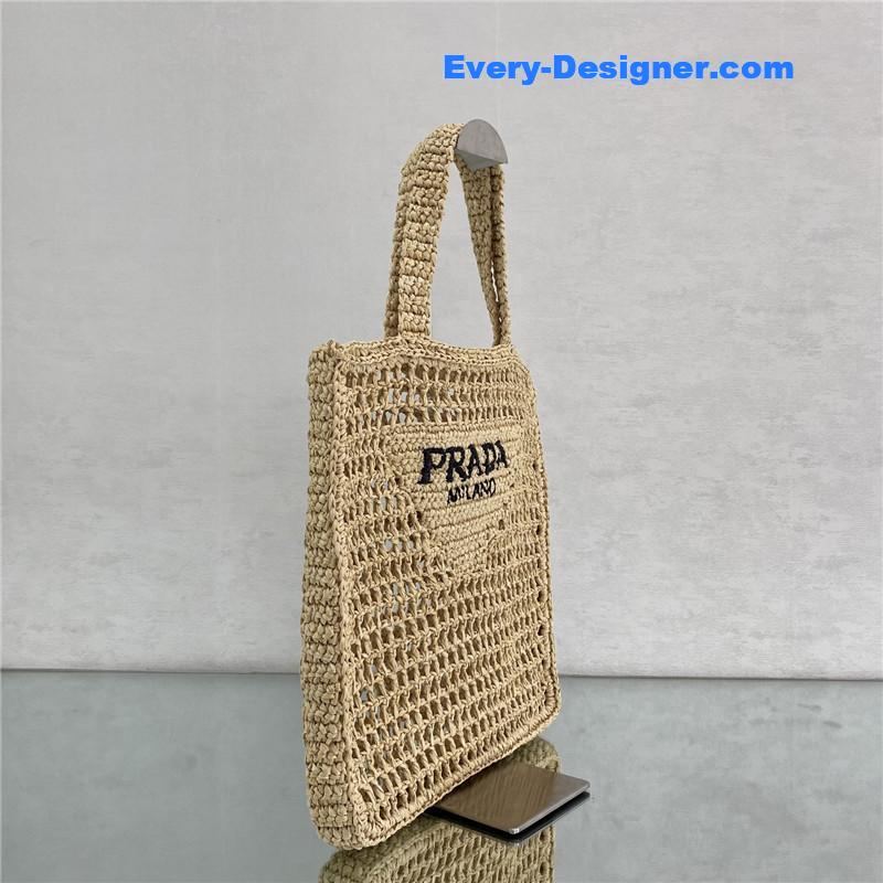 Pra*a straw tote bag