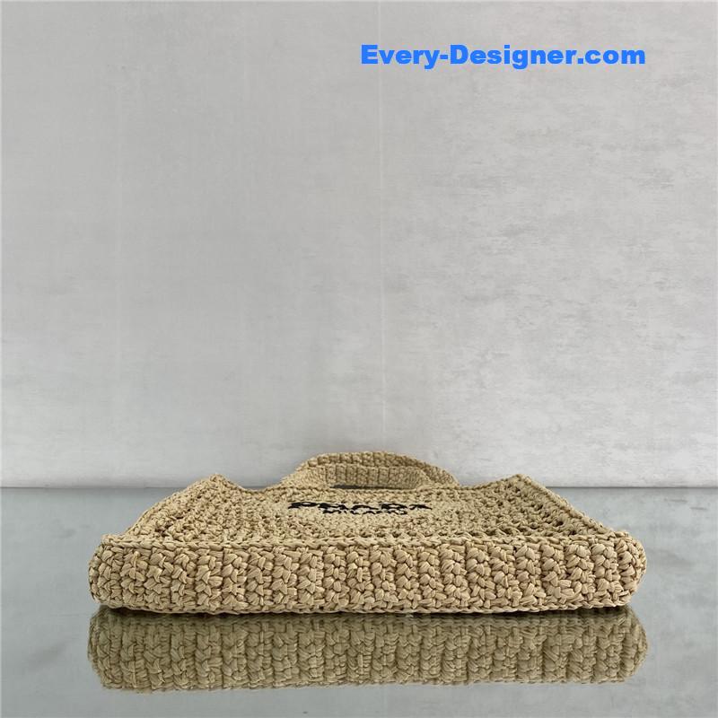 Pra*a straw tote bag