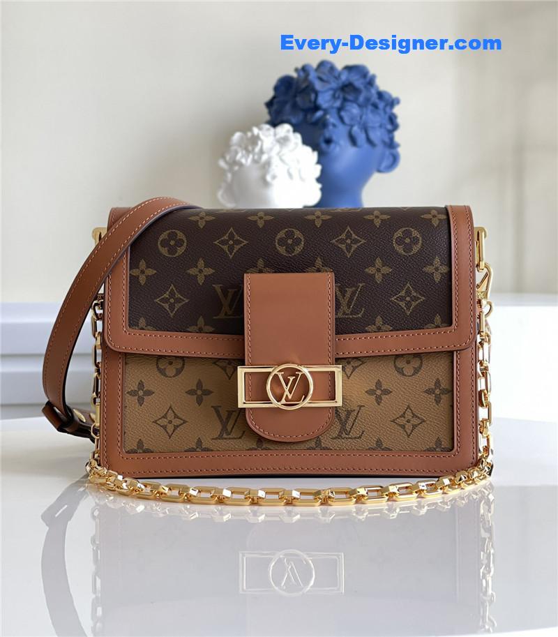louis vuitton lv dauphine mm monogram bag