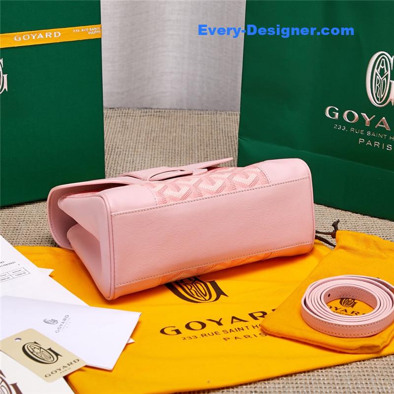 goyard pink saigon mini bag