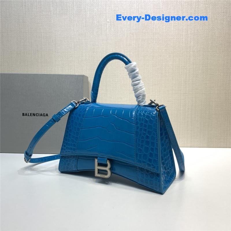 Ba1en*iaga hourglass bag crocodile