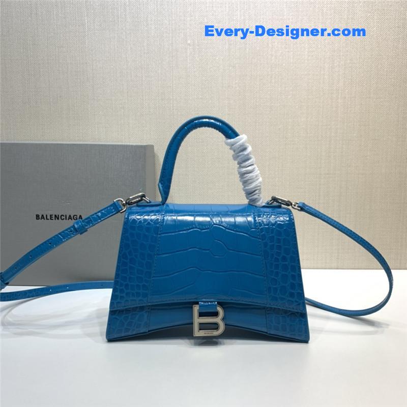 Ba1en*iaga hourglass bag crocodile