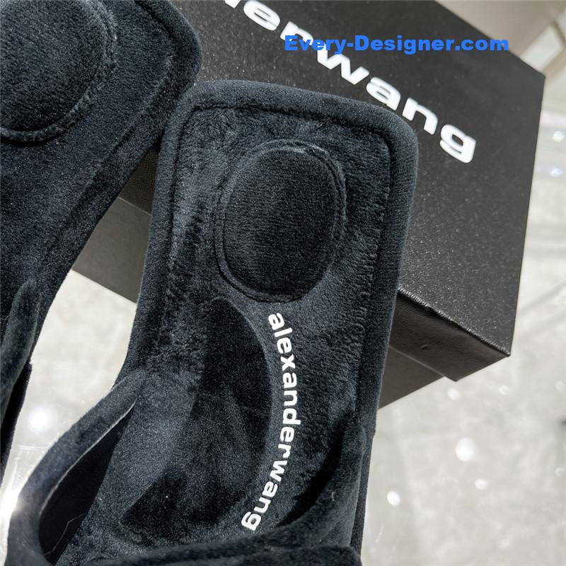 A1exa*der wang rhinestone alphabet slippers