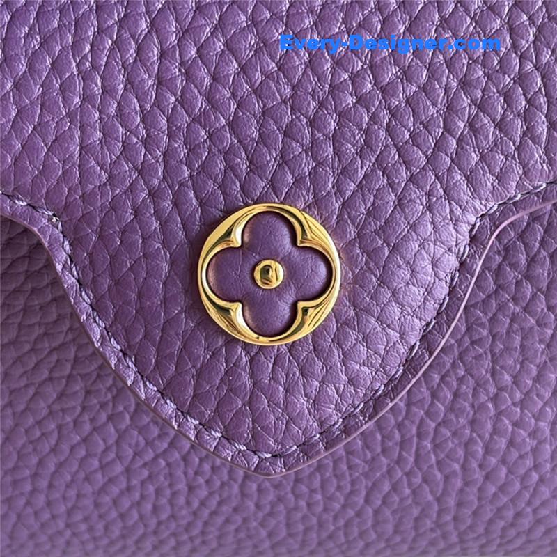 louis vuitton lv capucines mini bag purple