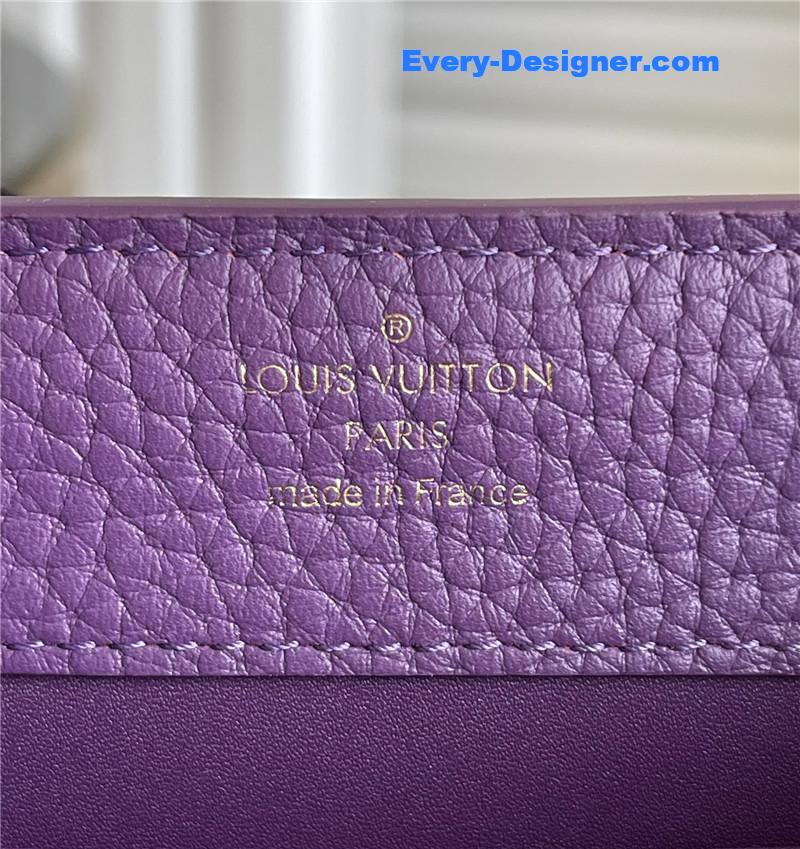 louis vuitton lv capucines mini bag purple