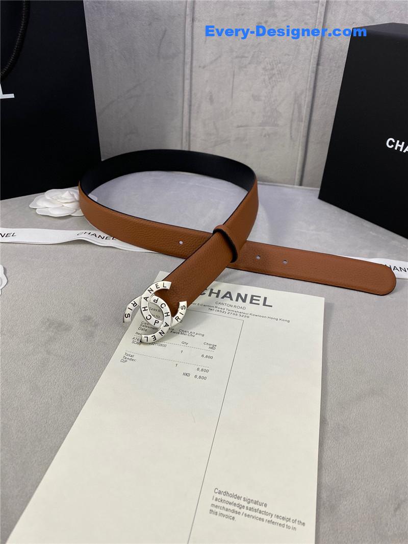 Ch**el logo classic belt