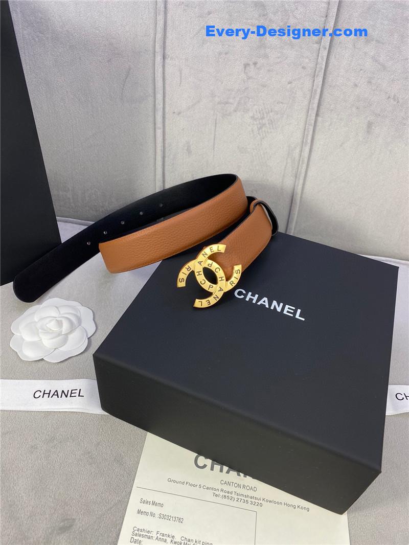 Ch**el logo classic belt