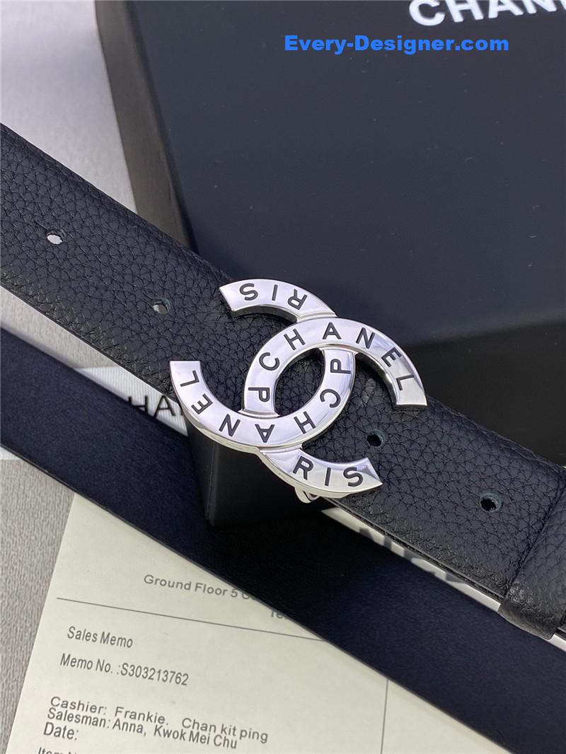 Ch**el logo classic belt