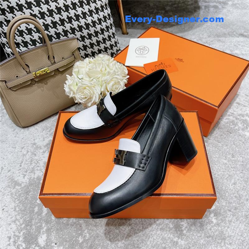 H**me5 dauphine mid heel mules